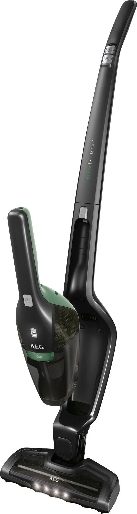 AEG Akku-Hand- und Stielstaubsauger CX7-2-45MÖ, 2in1 beutellos