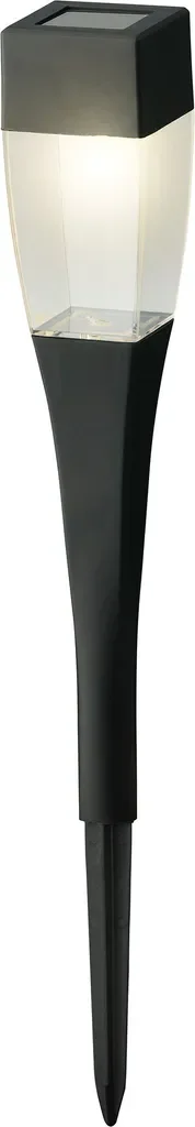 LED Solar Außenleuchte 27,5 cm, Kunststoff Schwarz, Warmweiß