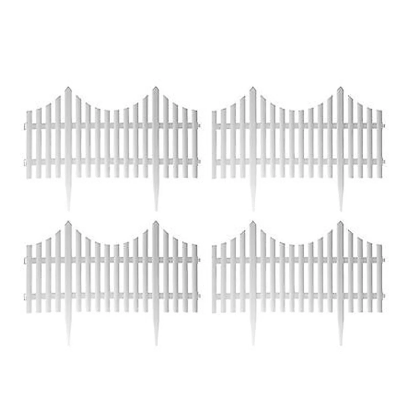 HTI-LIVING · Beetbegrenzung Zierzaun „Nessa“ · Bogen unten