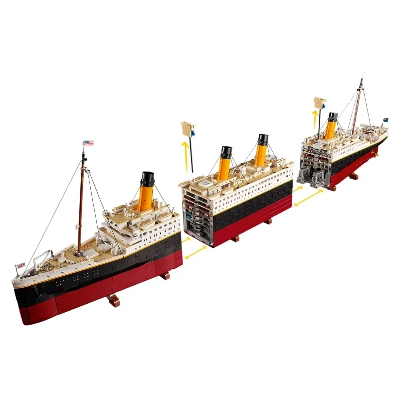 LEGO Creator Expert 10294 Titanic Bauset für Erwachsene Schiff Modell