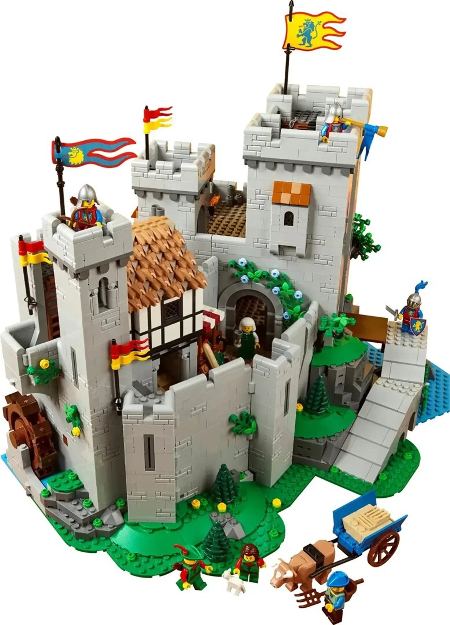 LEGO ICONS 10305 Löwenritterburg Bauset Mittelalter für Erwachsene