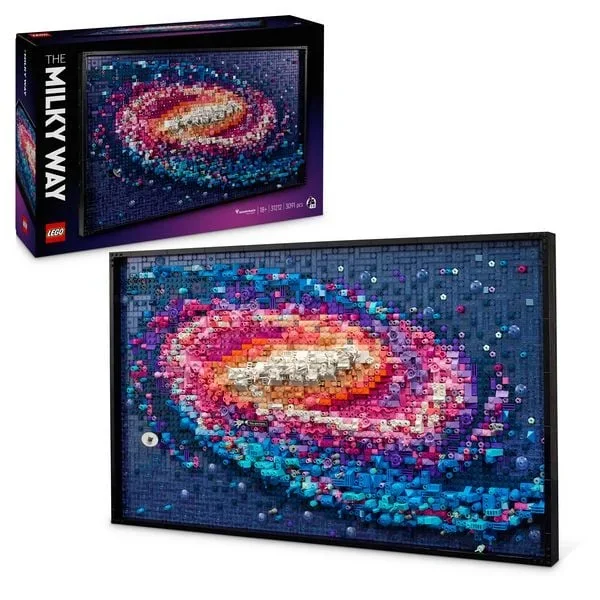 LEGO Art Die Milchstraßen-Galaxie Wandkunst Kreativ-Bauset 31212
