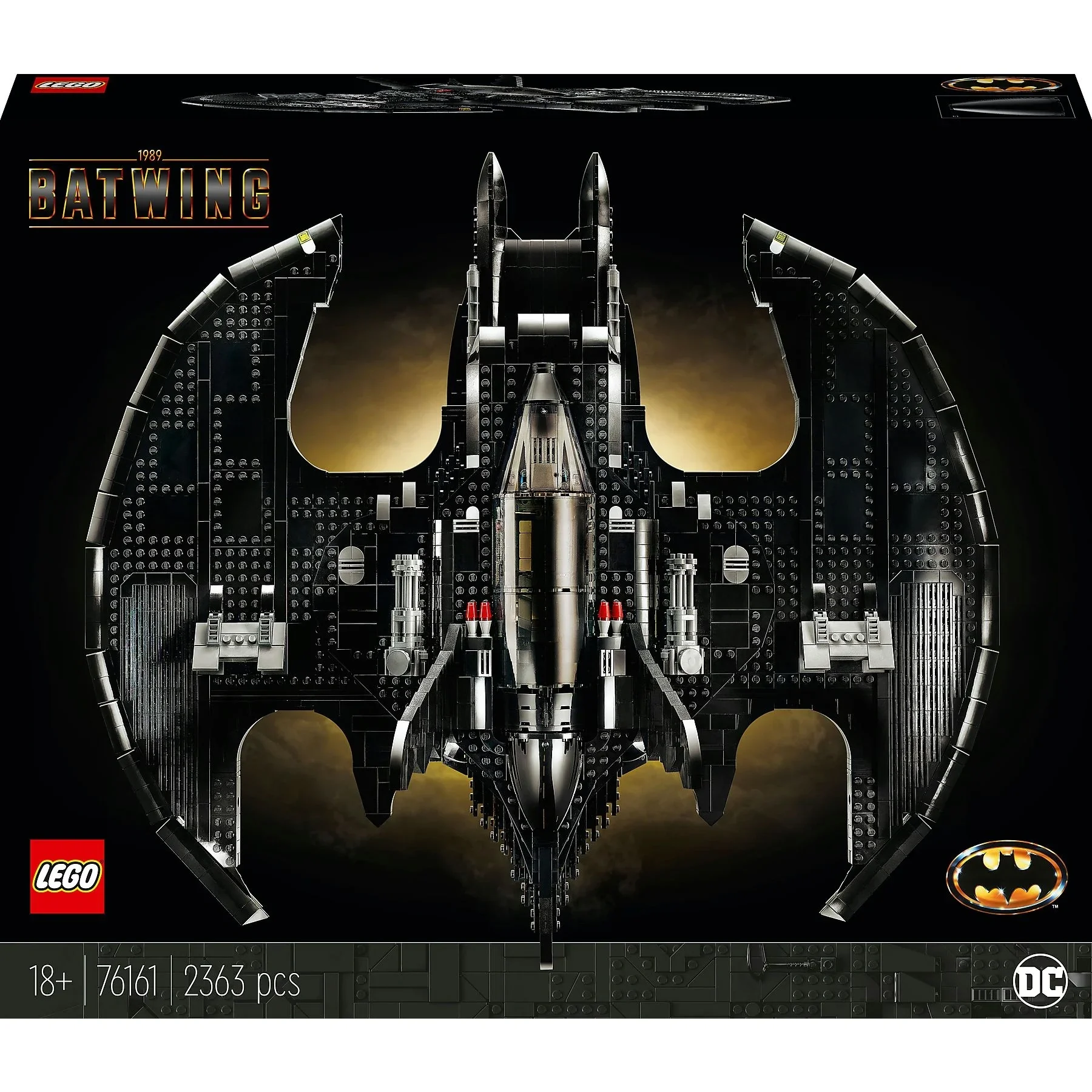 LEGO DC Super Heroes 1989 Batwing 76161 Display Modell Batman Set