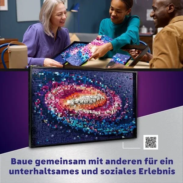 LEGO Art Die Milchstraßen-Galaxie Wandkunst Kreativ-Bauset 31212