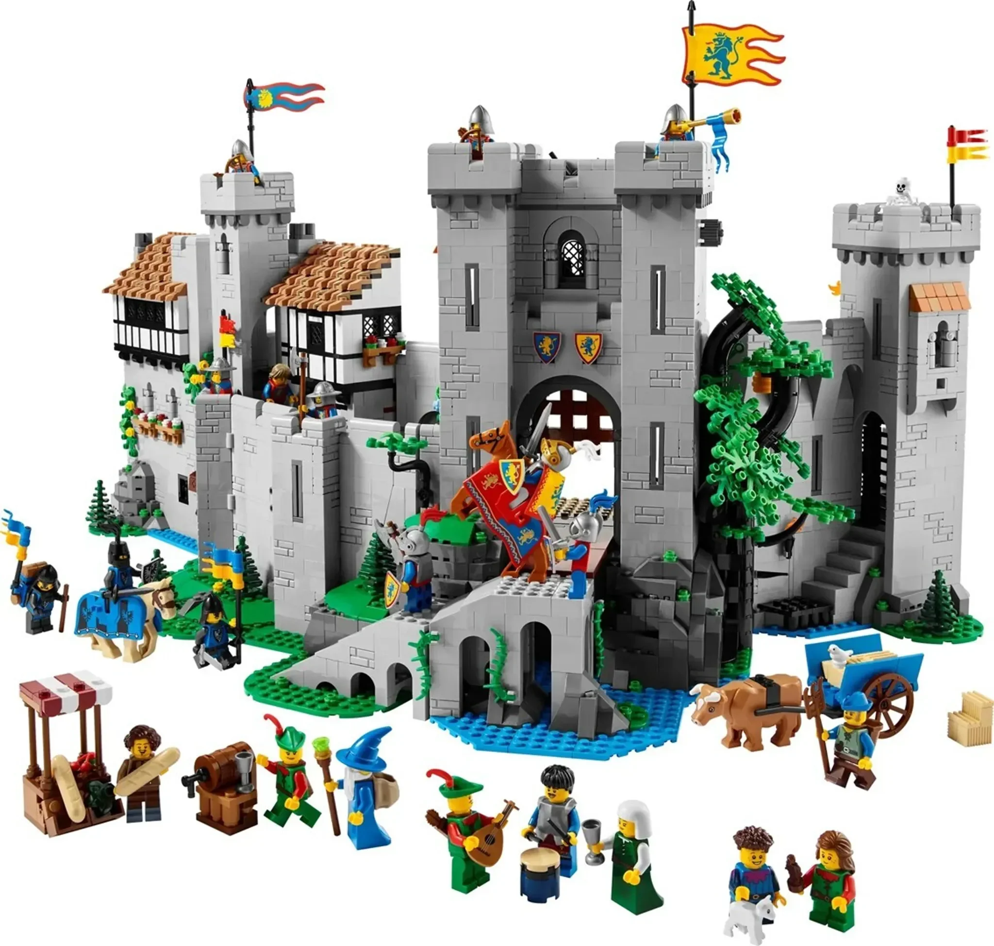 LEGO ICONS 10305 Löwenritterburg Bauset Mittelalter für Erwachsene