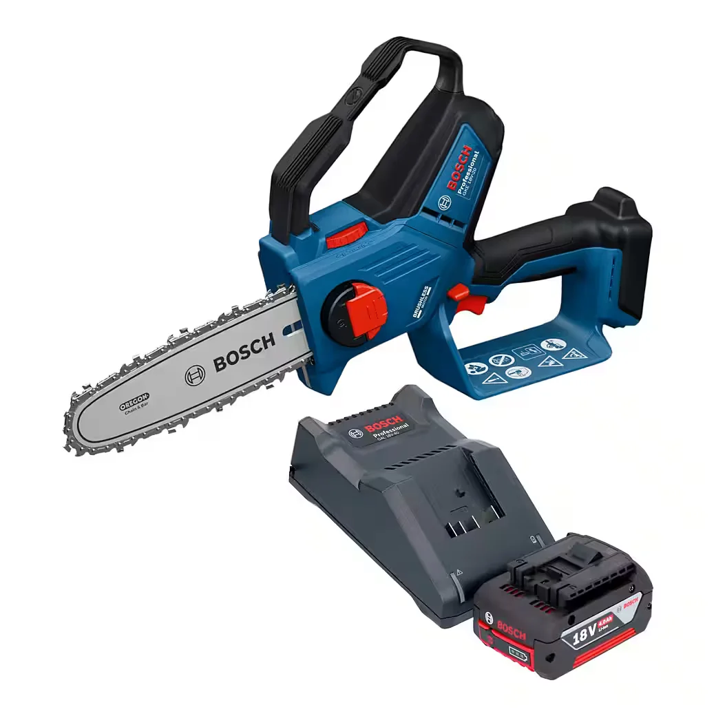 Akku Kettensaege GKE 18V 20 Professional 18 cm Akku 4 Ah Ladegeraet