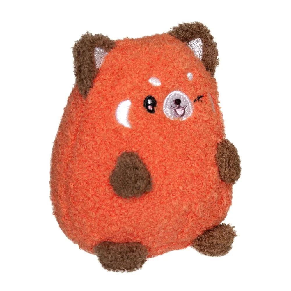 Plüschfigur „Kleiner Panda“ – braun/orange