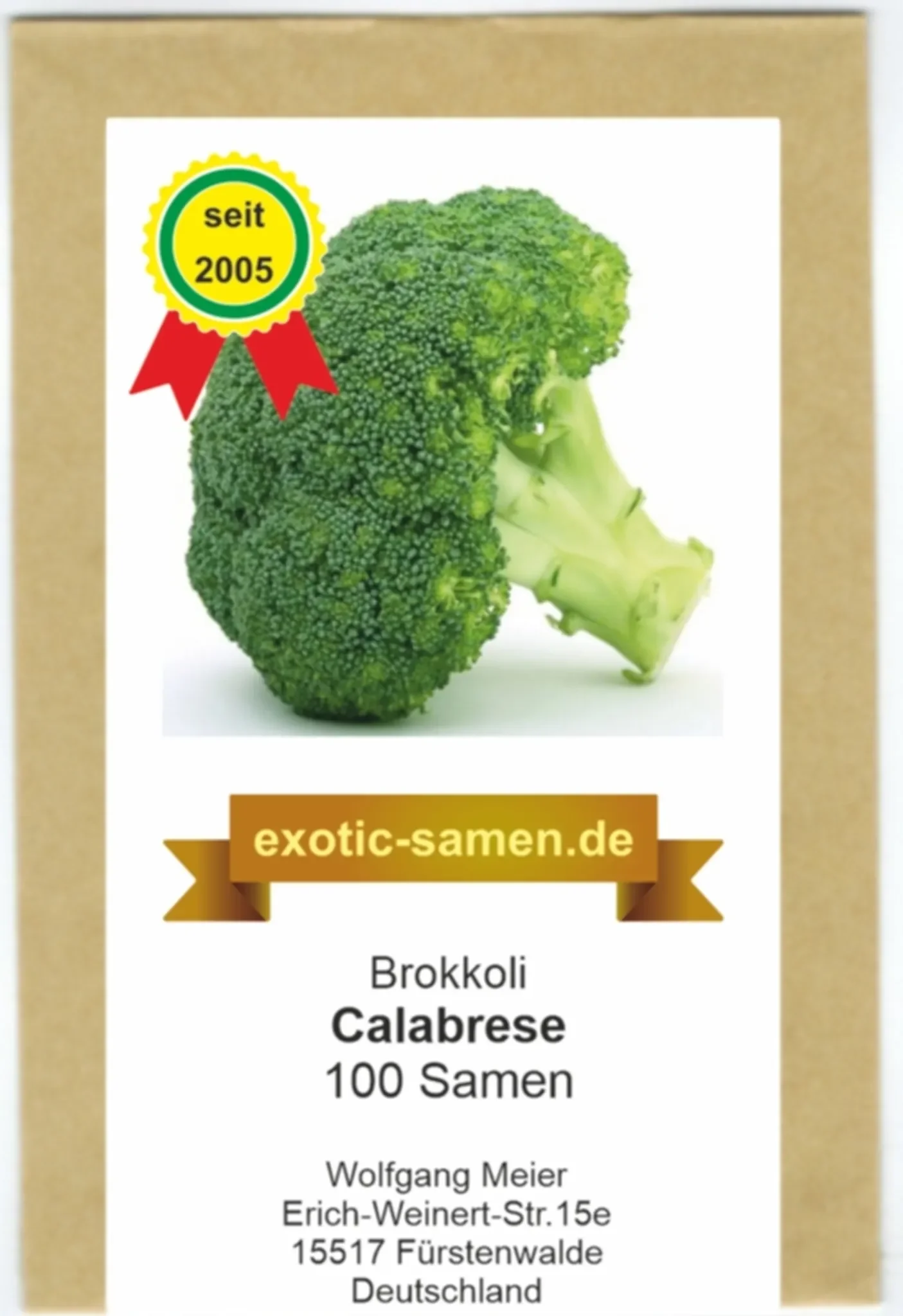 Brokkoli „Calabrese“ – mittelfrühe, ertragreiche Sorte, ca. 100 Samen
