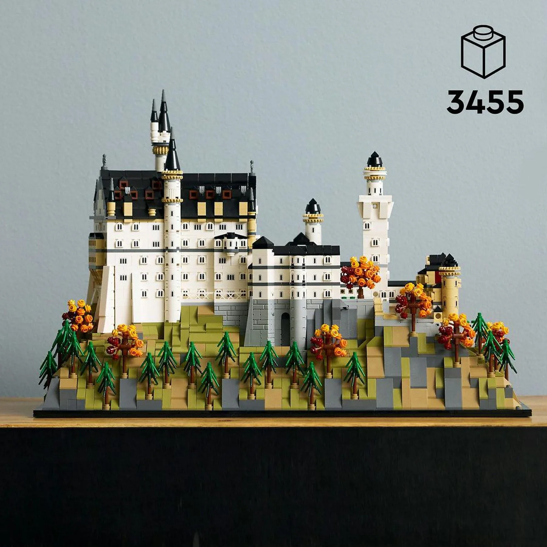 LEGO Architecture Schloss Neuschwanstein Bausatz 21063, mehrfarbig