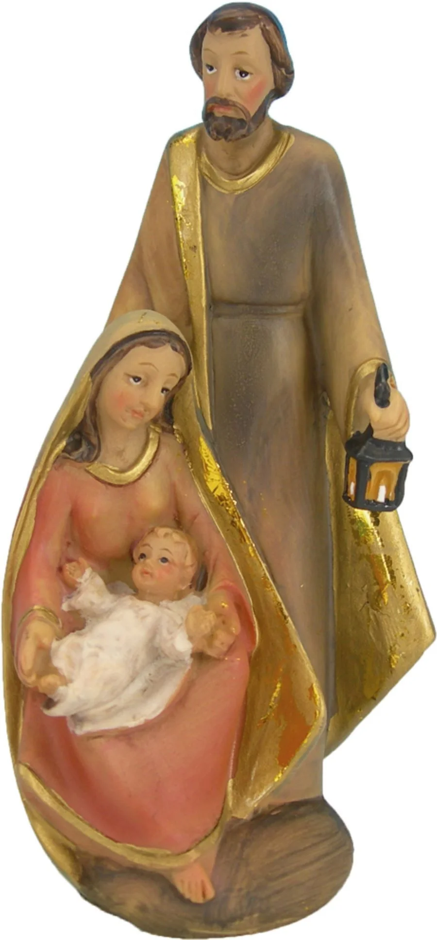 Krippenfigur „Heilige Familie“ – Krippenblock • 11,8 cm