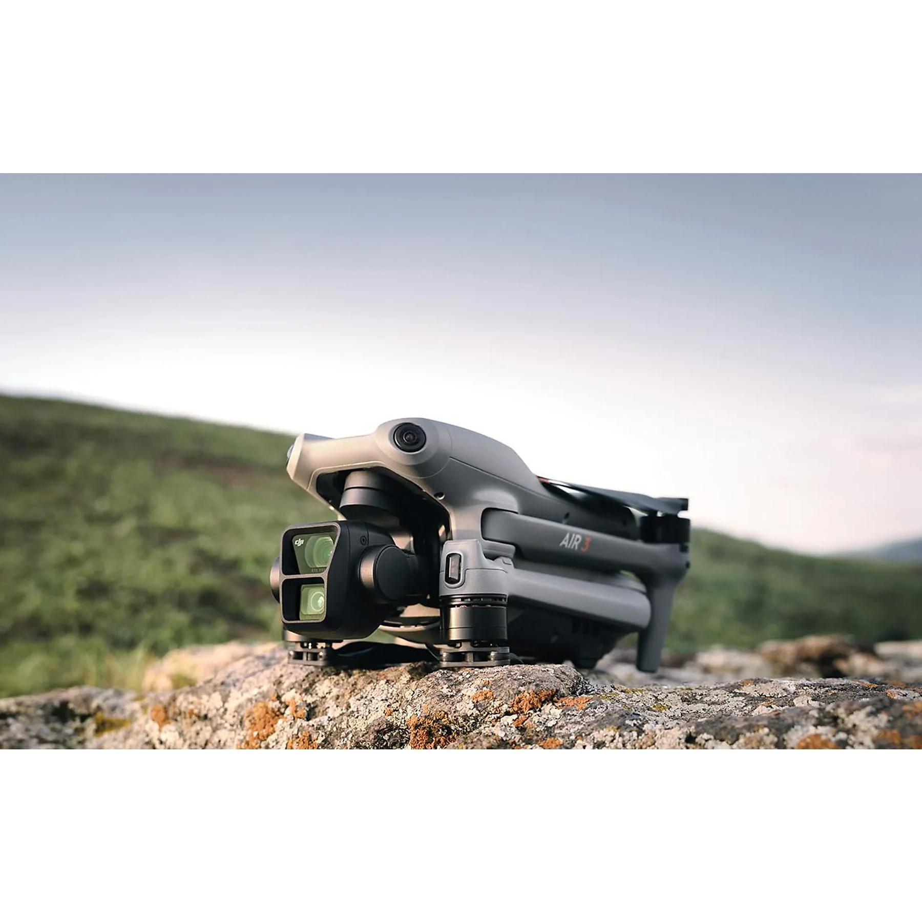 DJI Air 3 (DJI RC-N2) Drohne, Grau, 4K Kameradrohne mit GPS