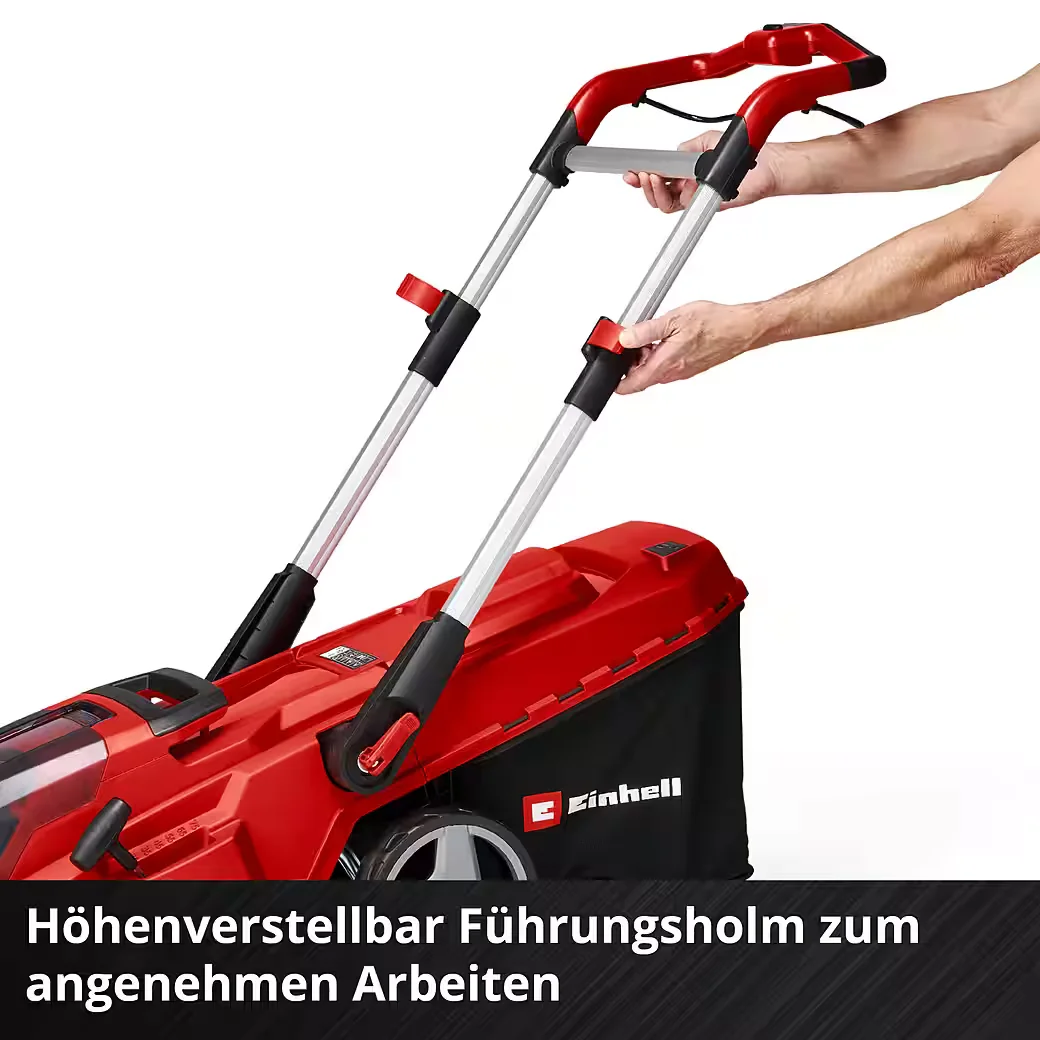 Akkurasenmäher RASARRO 36V 42 cm mit 2 x 5 2 Ah Akkus