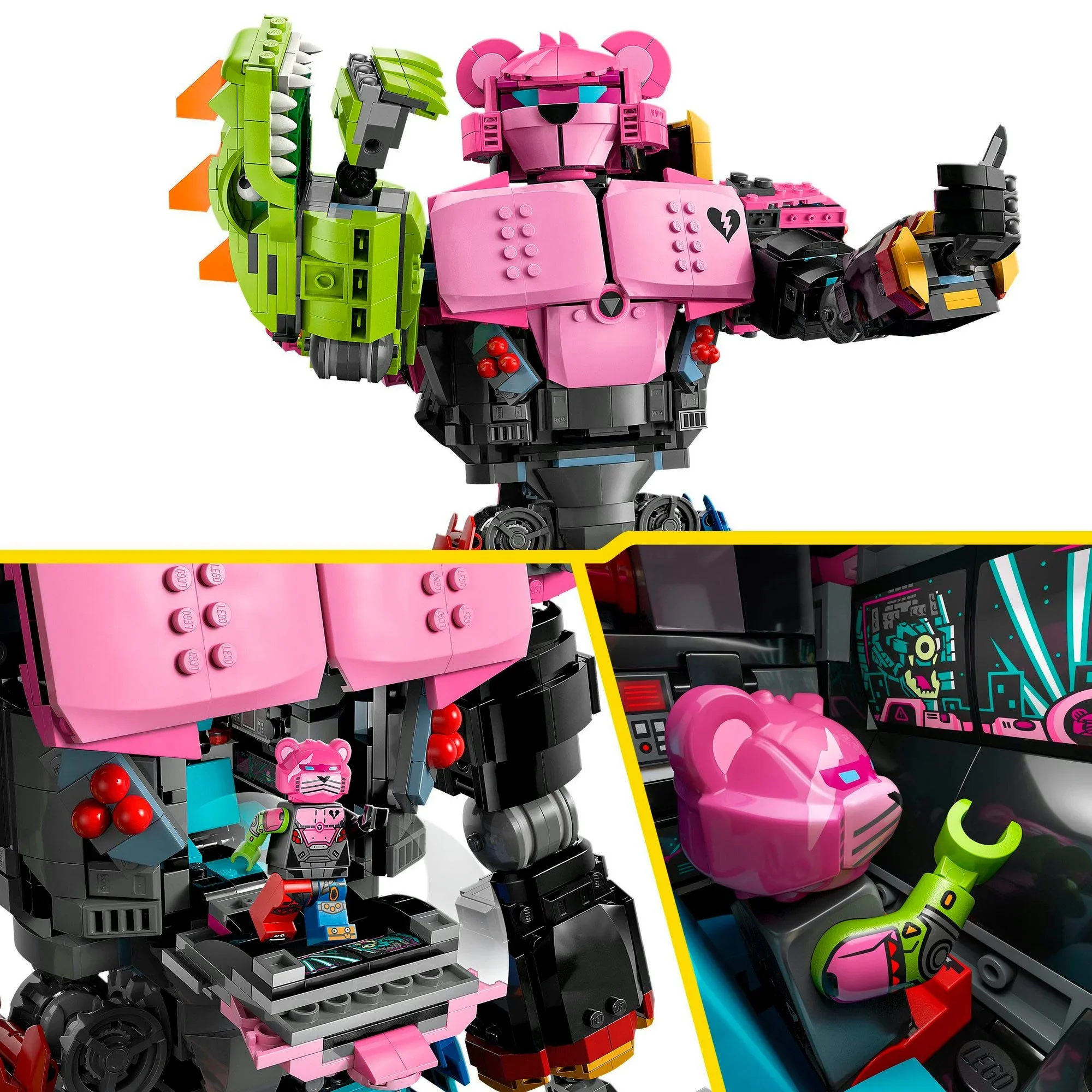 LEGO Fortnite Mecha-Anführer 77078 Bauset Sammlermodell 2503 Teile
