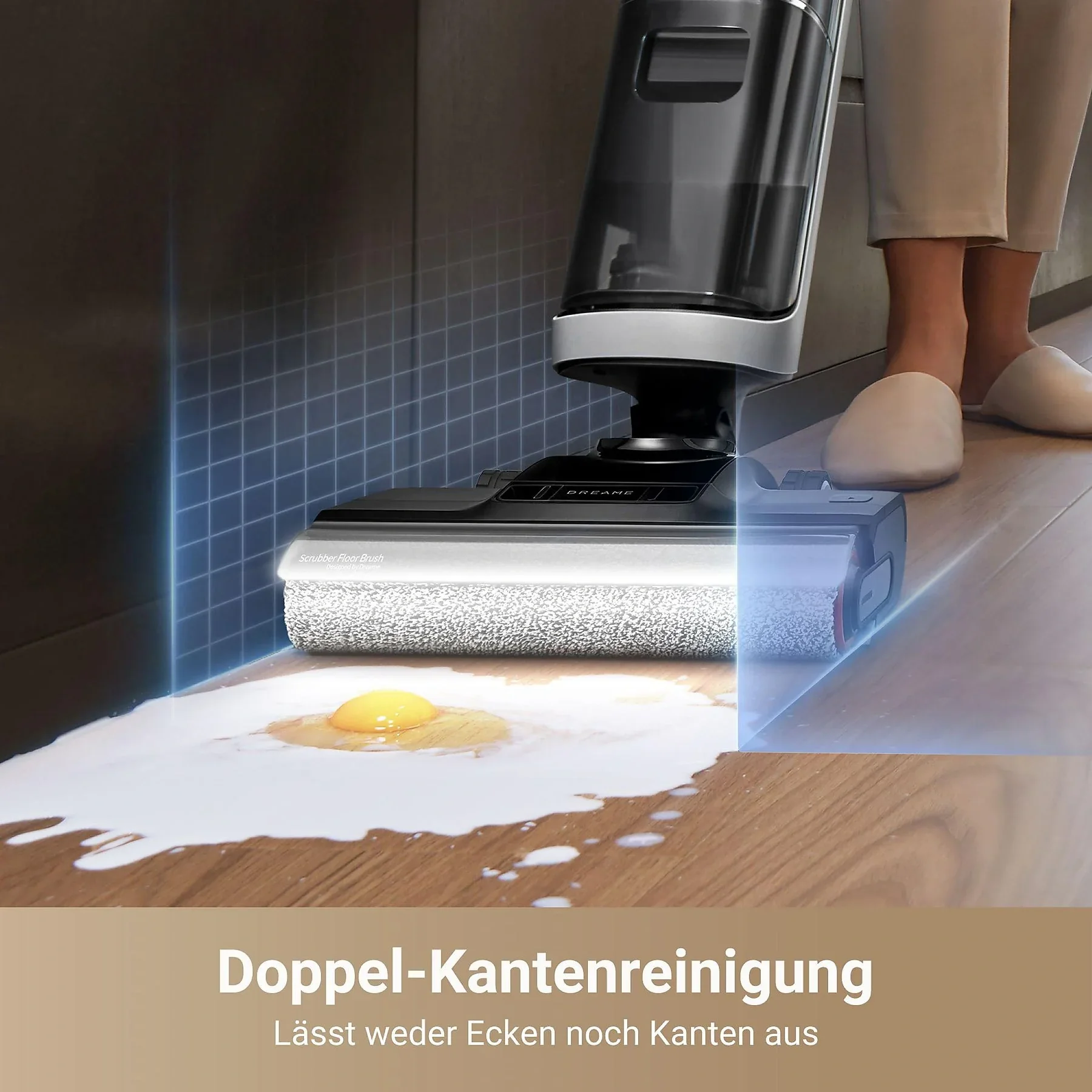 DREAME H14 Pro Nass und Trockensauger Schwarz für Böden und Teppiche