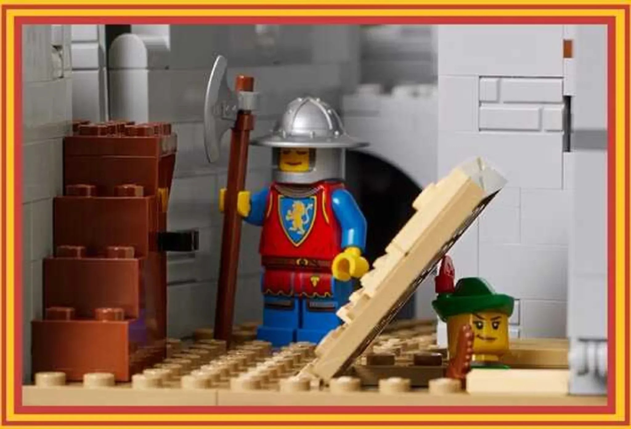 LEGO ICONS 10305 Löwenritterburg Bauset Mittelalter für Erwachsene