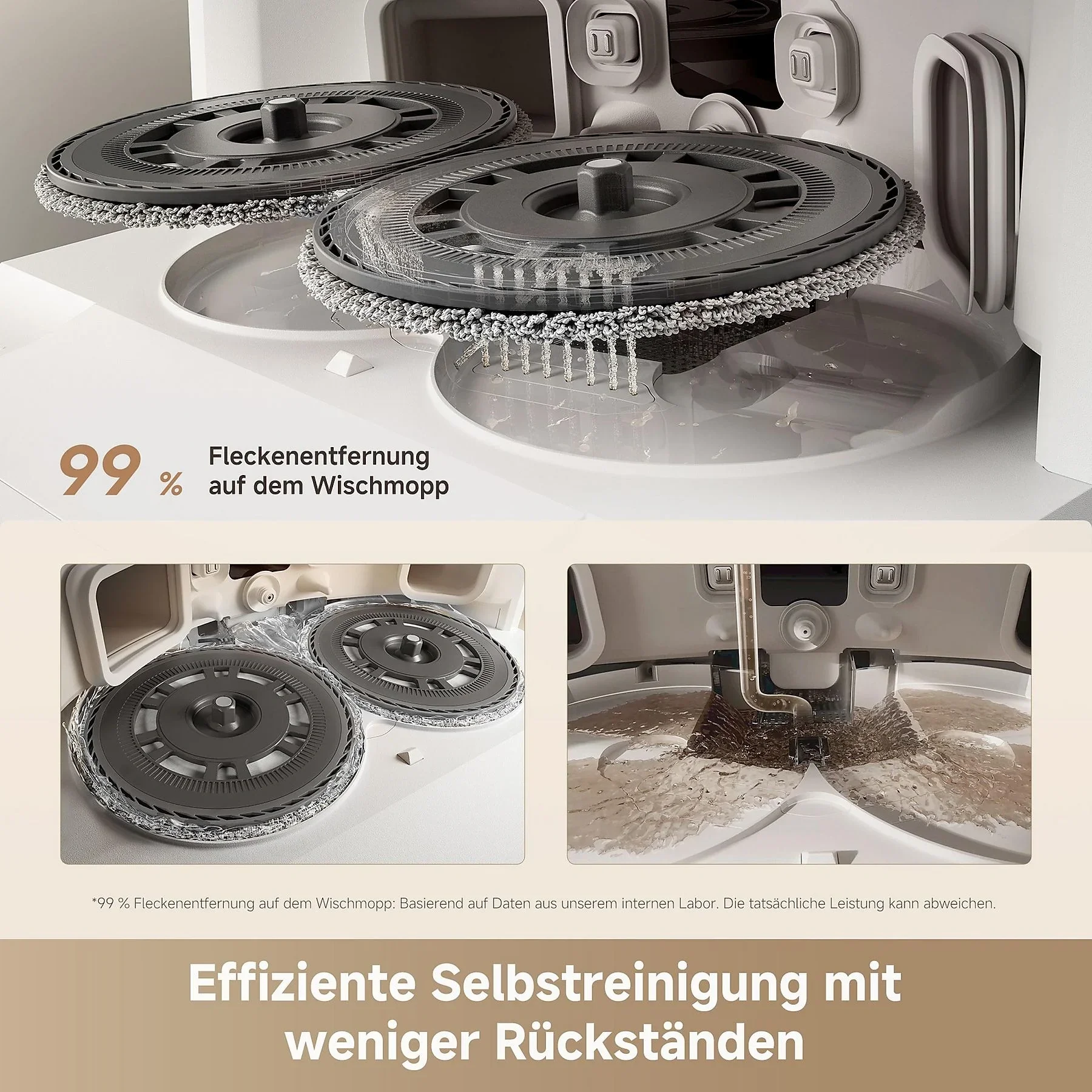 Dreame L10s Ultra Gen 3 Staubsauger und Wischroboter Weiß