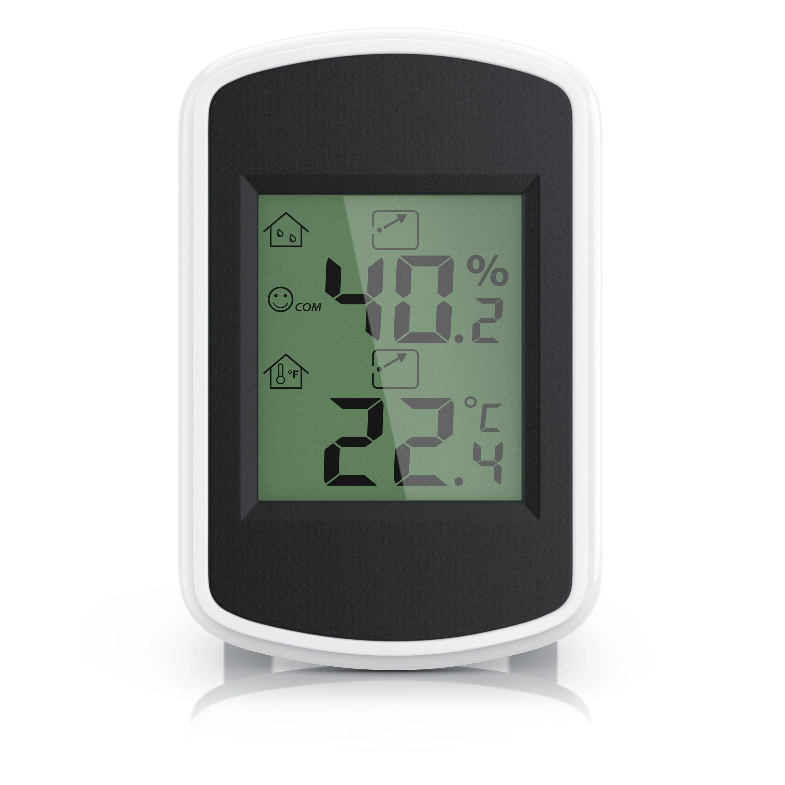 Digitales Thermo-Hygrometer – Kompakt, 89 × 63 mm, Temperatur- & Luftfeuchtigkeitsanzeige