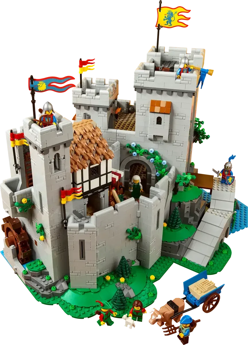 LEGO ICONS 10305 Löwenritterburg Bauset Mittelalter für Erwachsene