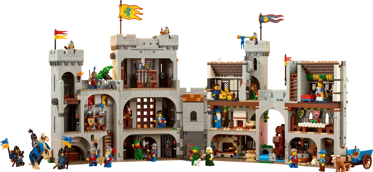 LEGO ICONS 10305 Löwenritterburg Bauset Mittelalter für Erwachsene