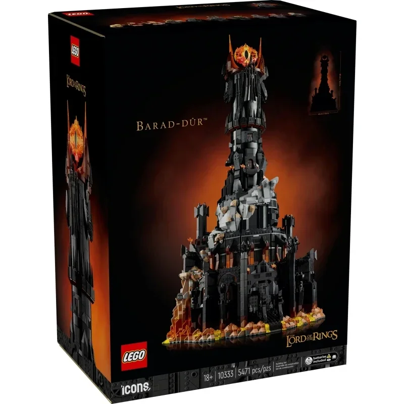 LEGO Icons 10333 Der Herr der Ringe Barad-dûr Bauset für Sammler