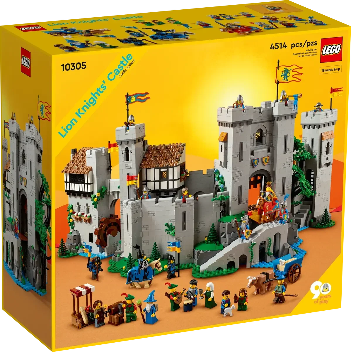 LEGO ICONS 10305 Löwenritterburg Bauset Mittelalter für Erwachsene