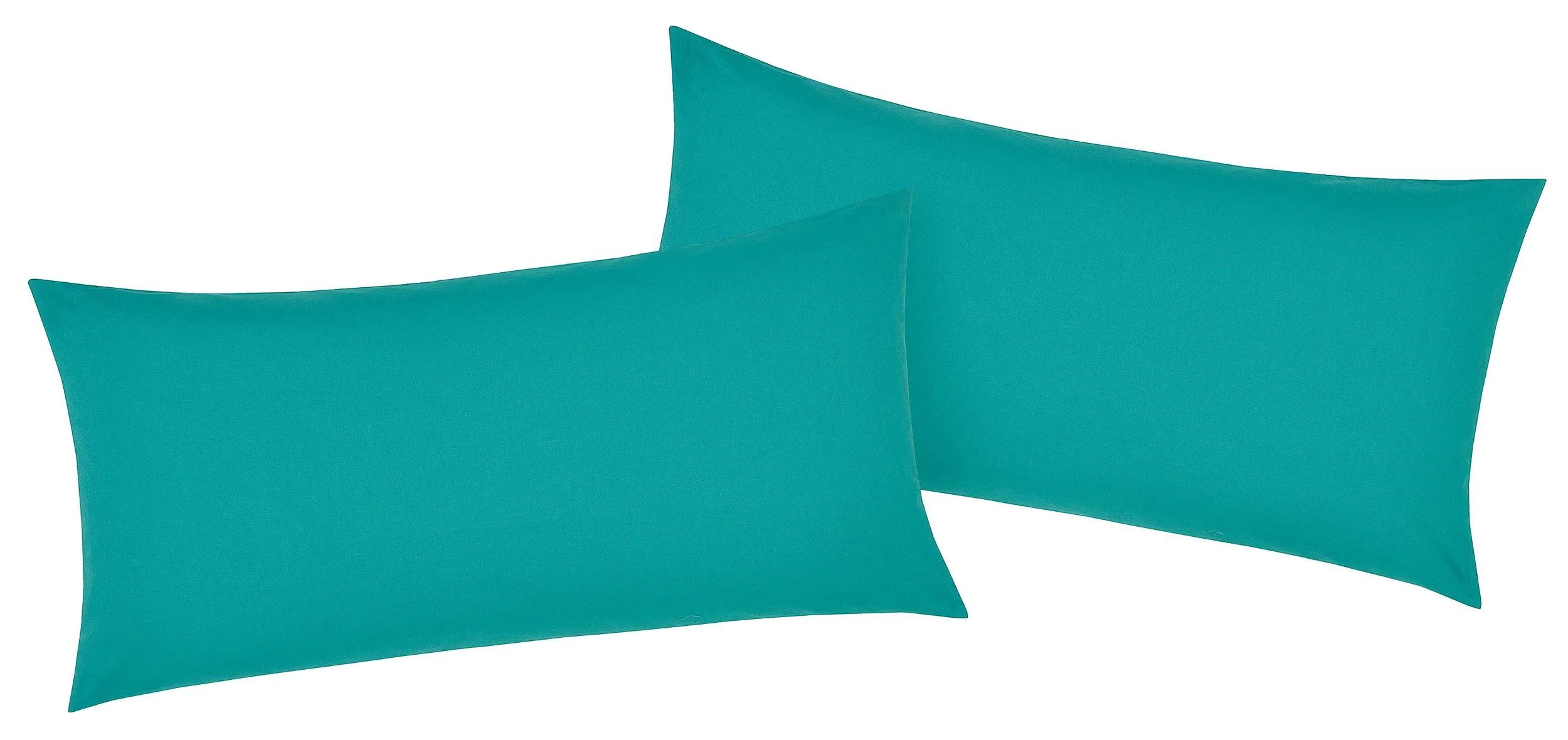 Kissenbezüge „Luisa“ – 2er-Set, unifarben, aus 100 % Baumwolle