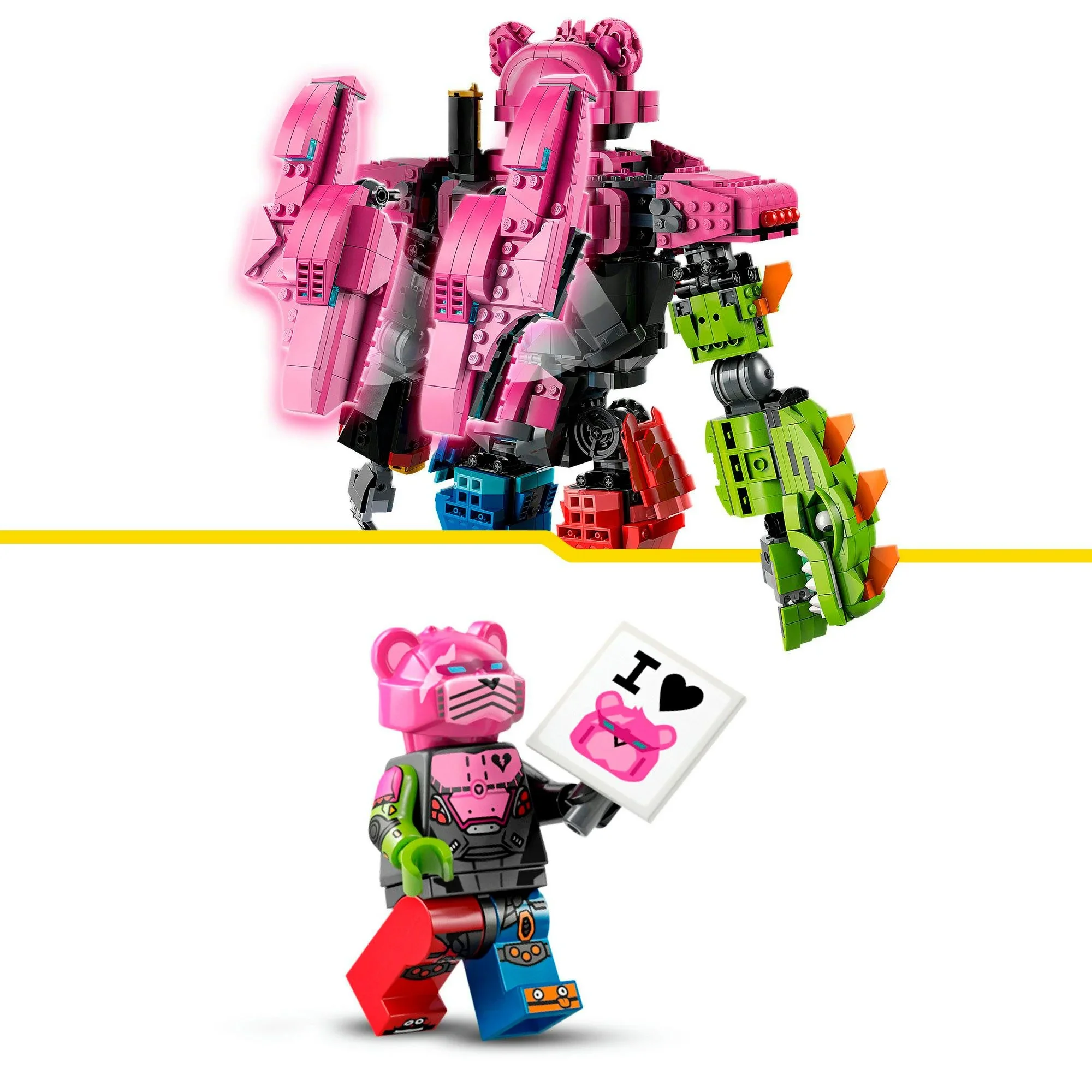 LEGO Fortnite Mecha-Anführer 77078 Bauset Sammlermodell 2503 Teile
