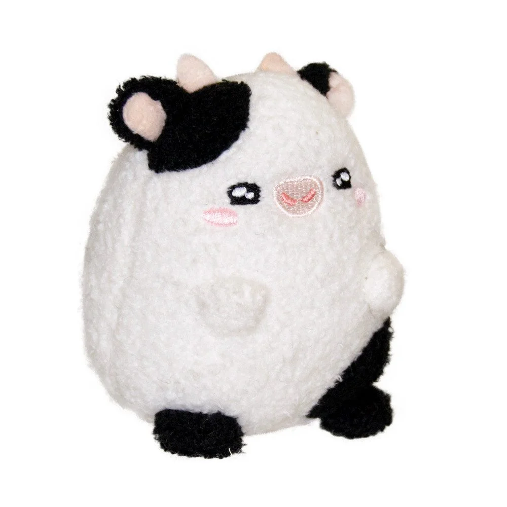 Plüschfigur „Kuh“ – schwarz/weiß