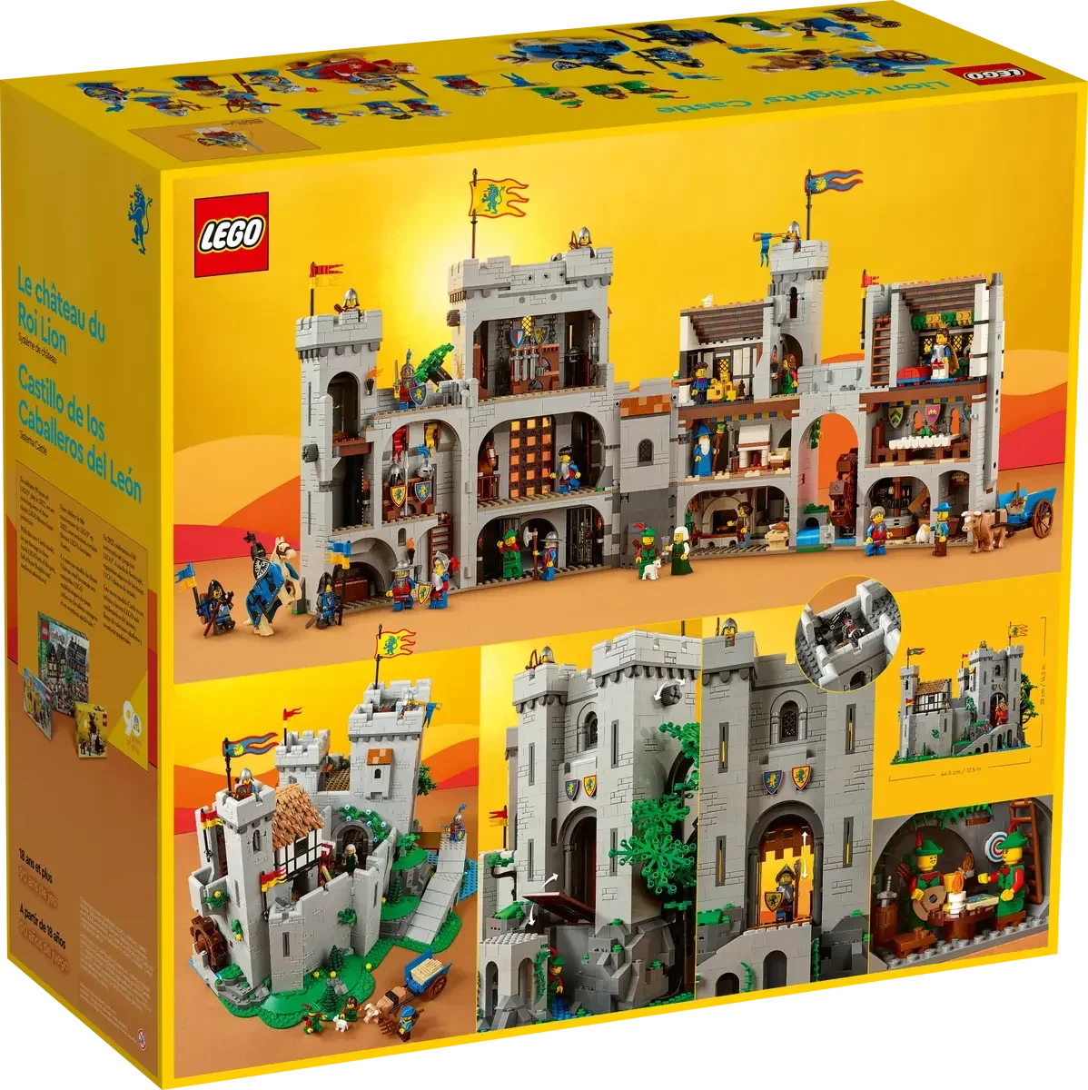 LEGO ICONS 10305 Löwenritterburg Bauset Mittelalter für Erwachsene