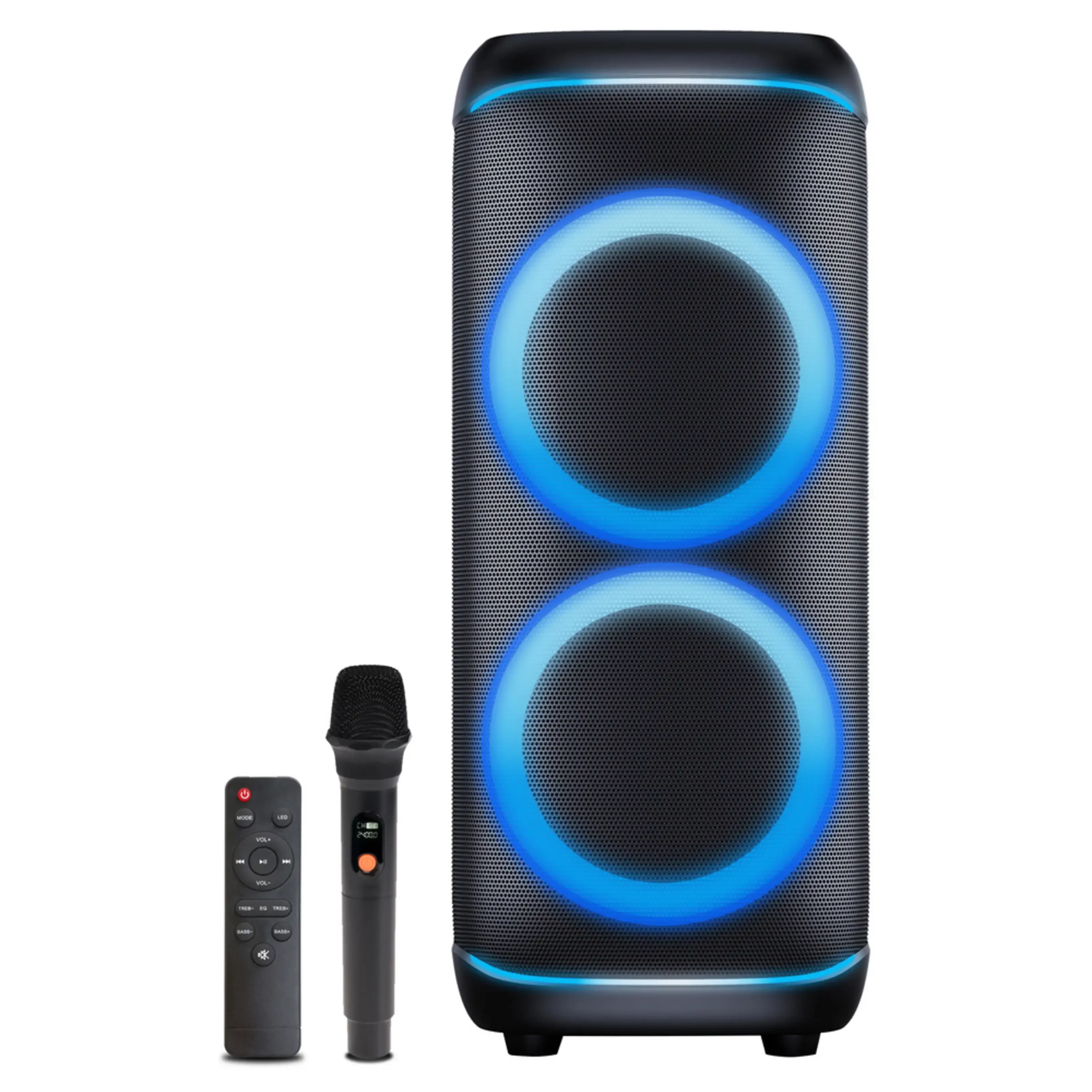 DENVER BPS-470 Partylautsprecher Partybox, Schwarz