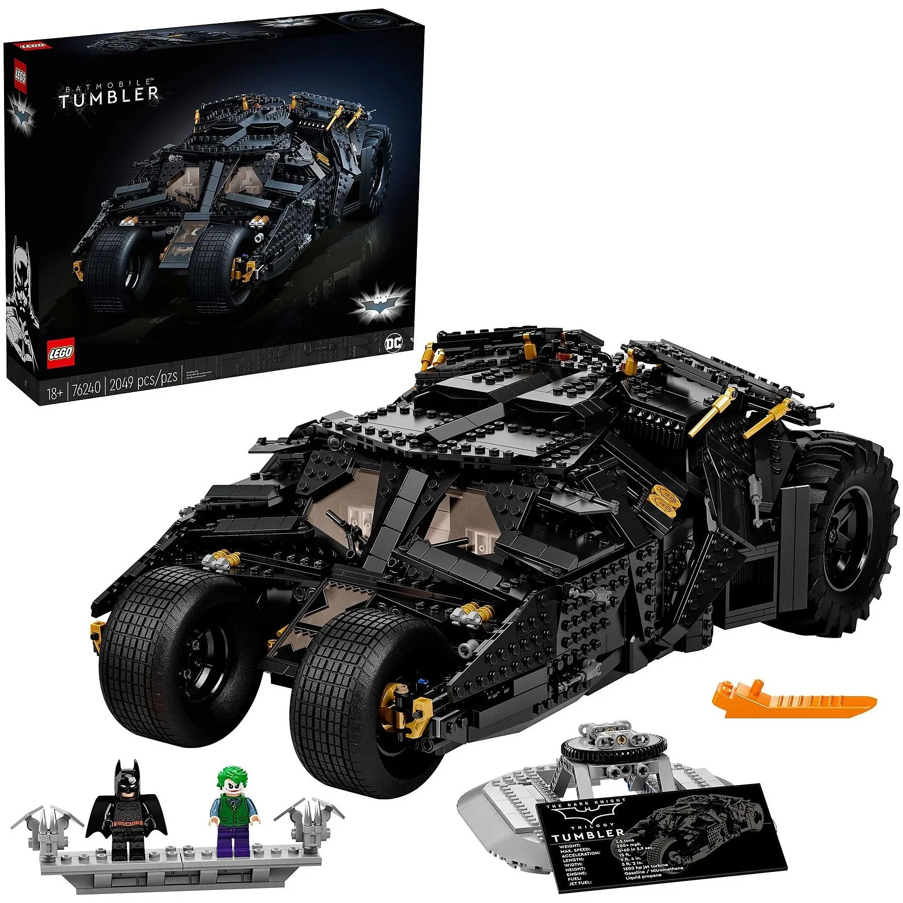 LEGO DC Super Heroes Batmobile Tumbler 76240 Batman Sammlerset