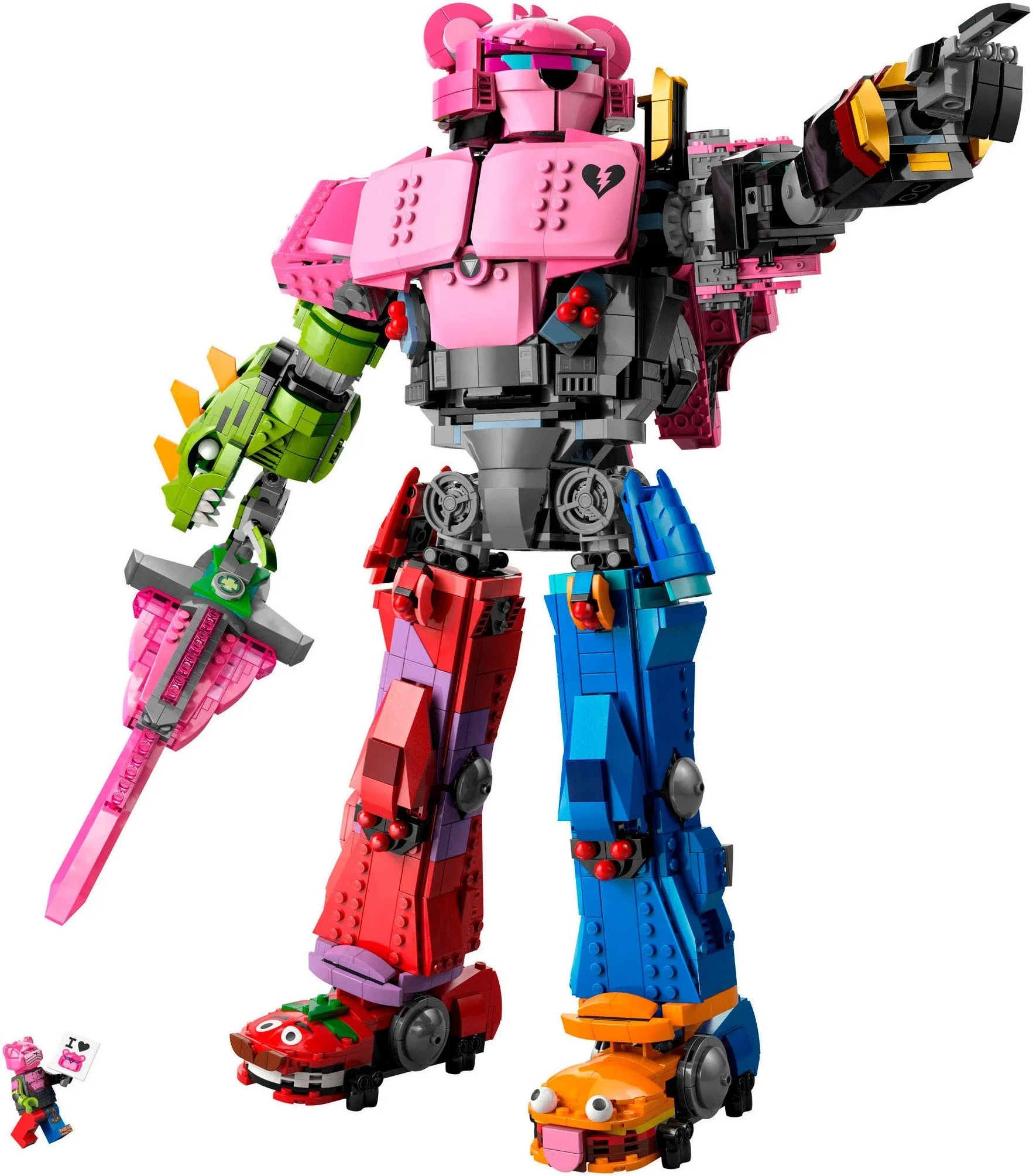 LEGO Fortnite Mecha-Anführer 77078 Bauset Sammlermodell 2503 Teile