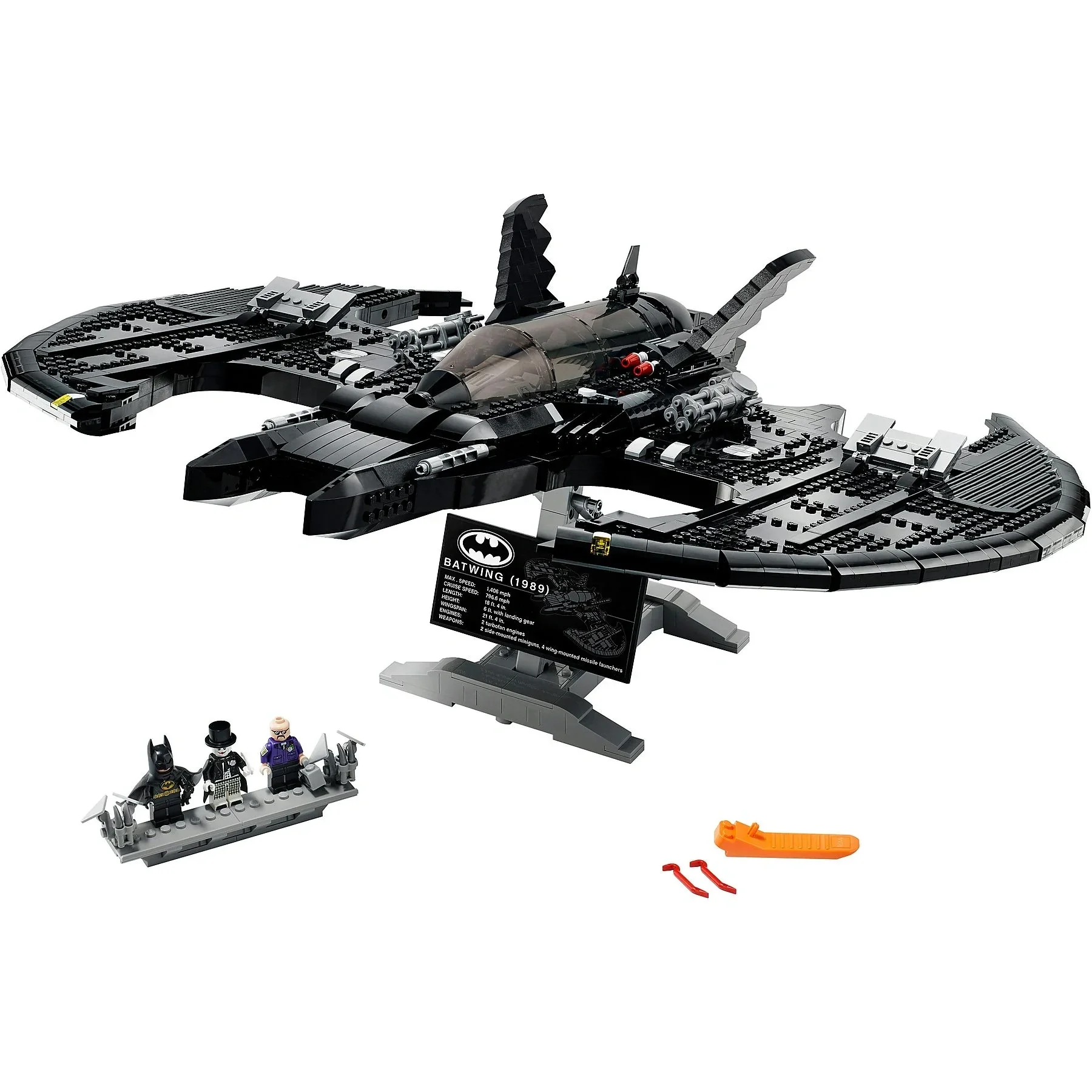 LEGO DC Super Heroes 1989 Batwing 76161 Display Modell Batman Set