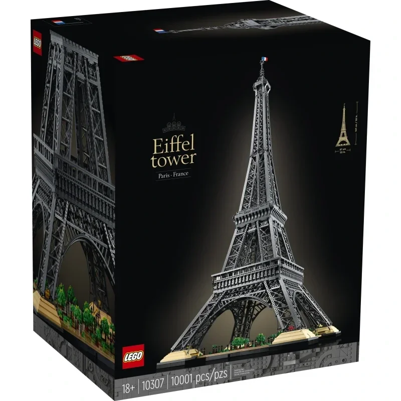 LEGO Eiffelturm 10307 Bauset für Erwachsene, 10001 Teile, 149 cm hoch