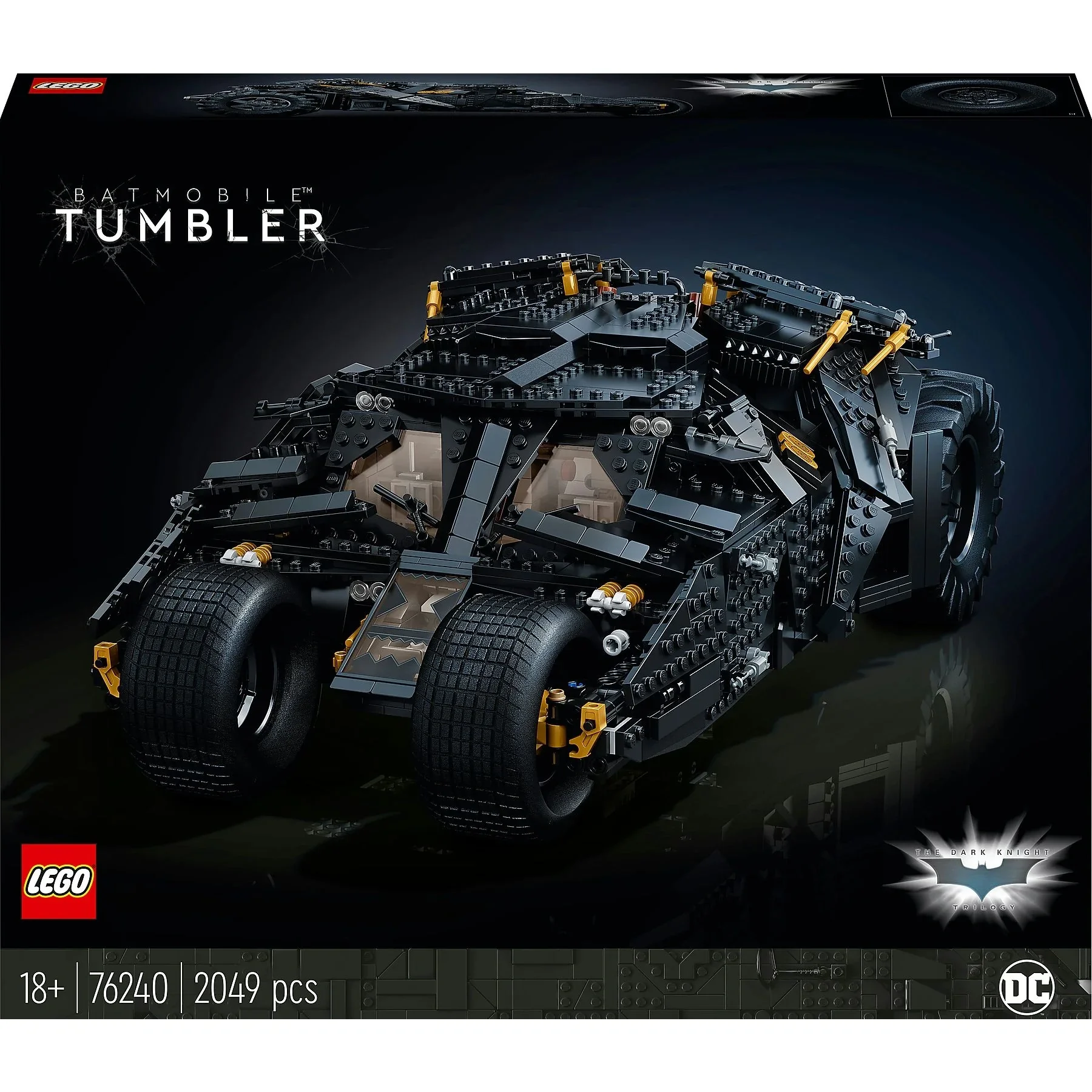 LEGO DC Super Heroes Batmobile Tumbler 76240 Batman Sammlerset