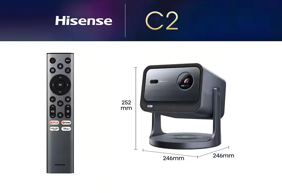 C2 Mini-Beamer tragbarer Projektor für Heimkino und Reise