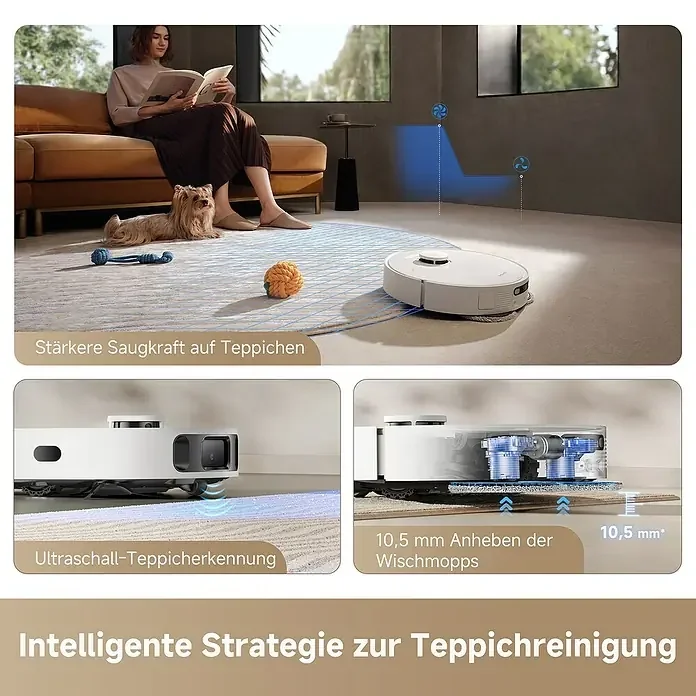 Dreame D20 Ultra Saugroboter mit Wischfunktion Weiß