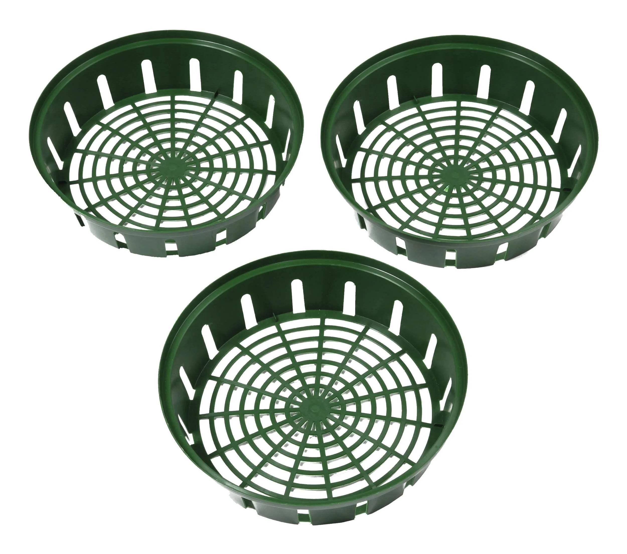 FLORAWORLD Pflanzschalen · 3er-Set · Rund · Blumenzwiebel-Pflanzenschalen